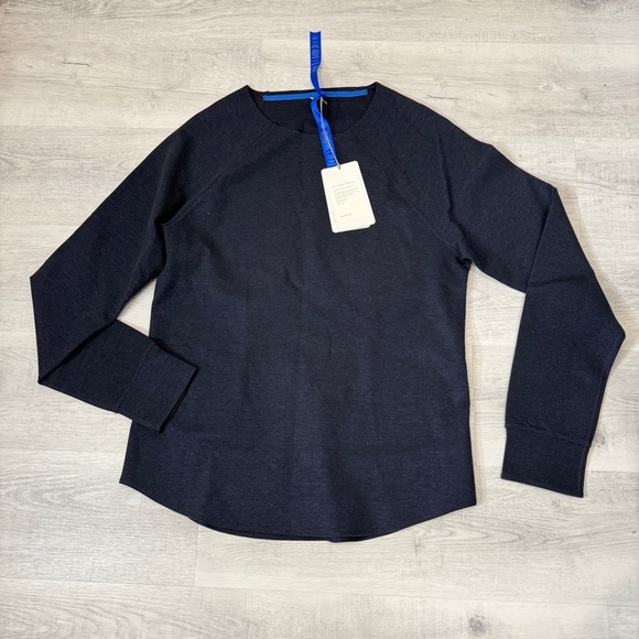 Kit and Ace NWT Men’s Pullover Navy Crew Neck 151 Long Sleeve Sweater Size L - Picture 1 of 17